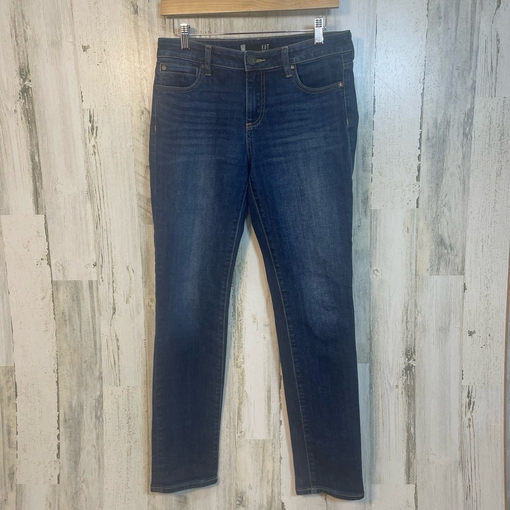 KUT From The Kloth Jeans Womens‎ 4  Mid Rise Dark Wash Catherine Boyfriend Denim